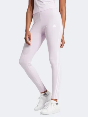 Adidas Future Icons 3 Stripes Women Sportswear Tight Ice Lavender