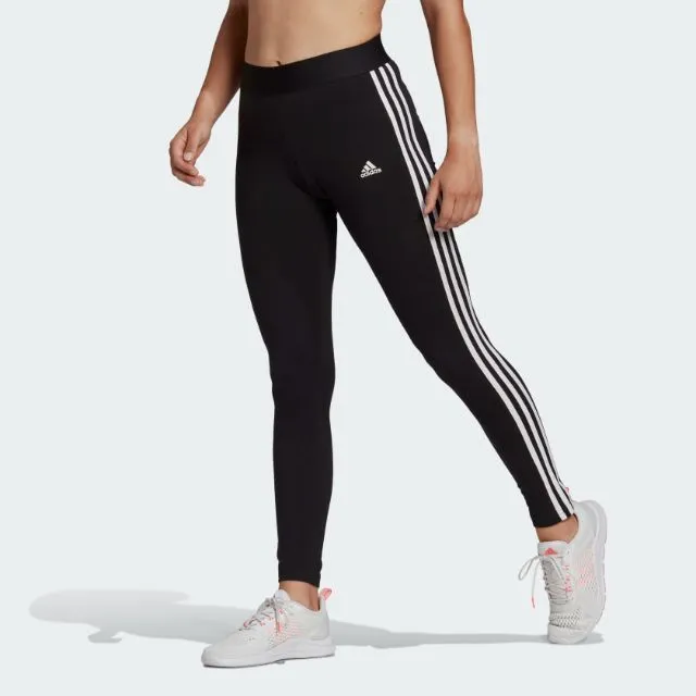 Adidas Loungewear Essentials 3-Stripes  Women Lifestyle Tight Black/White