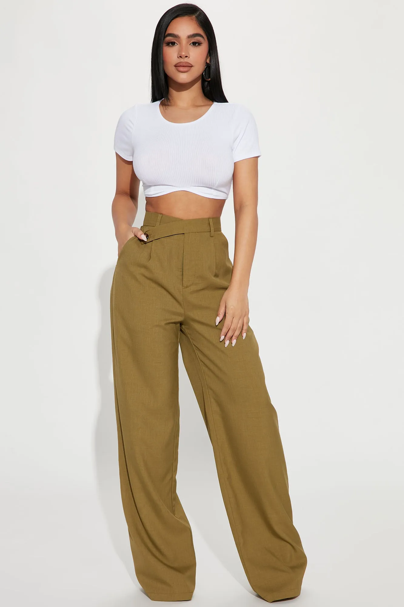 Amelia Crop Top - White