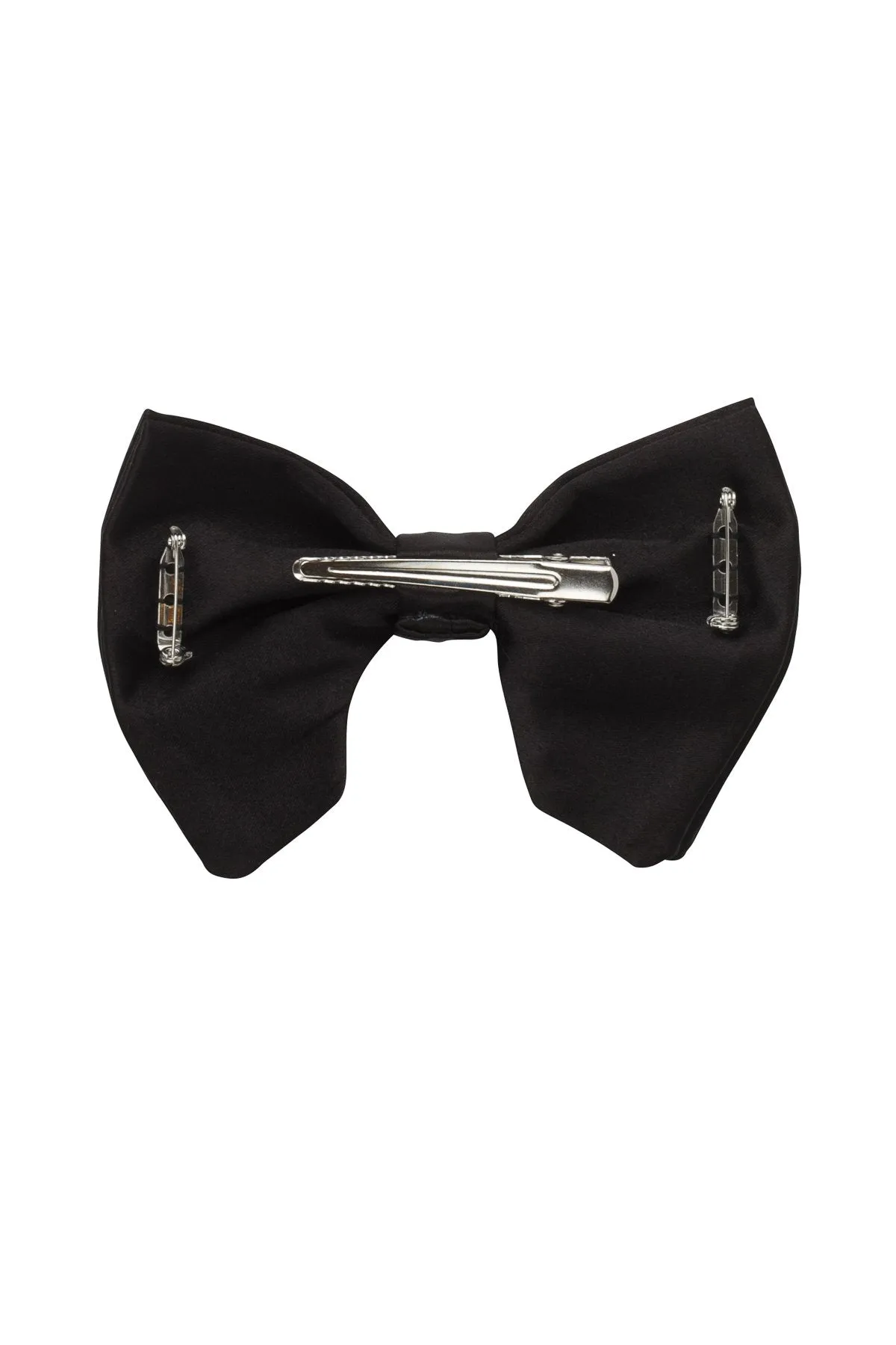 Avant Garde Bowtie - Black Satin