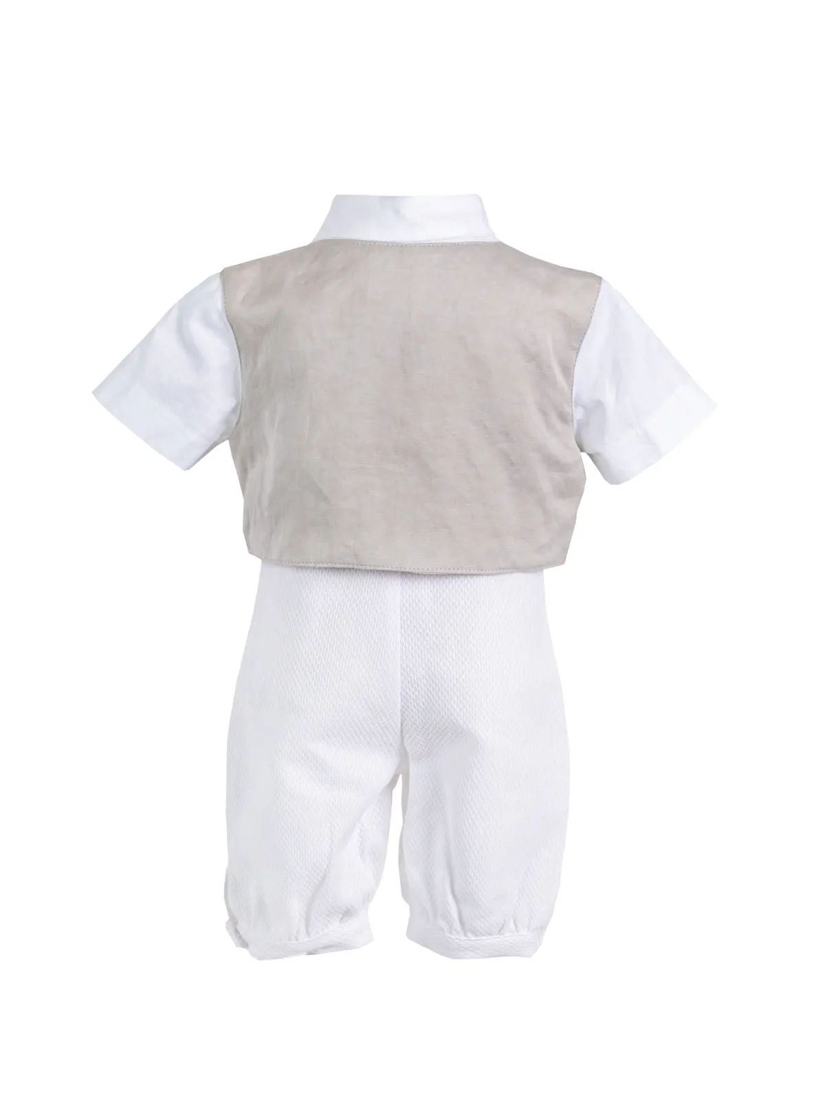 Baby cotton suit set for boy 3pcs - SILVESTRO