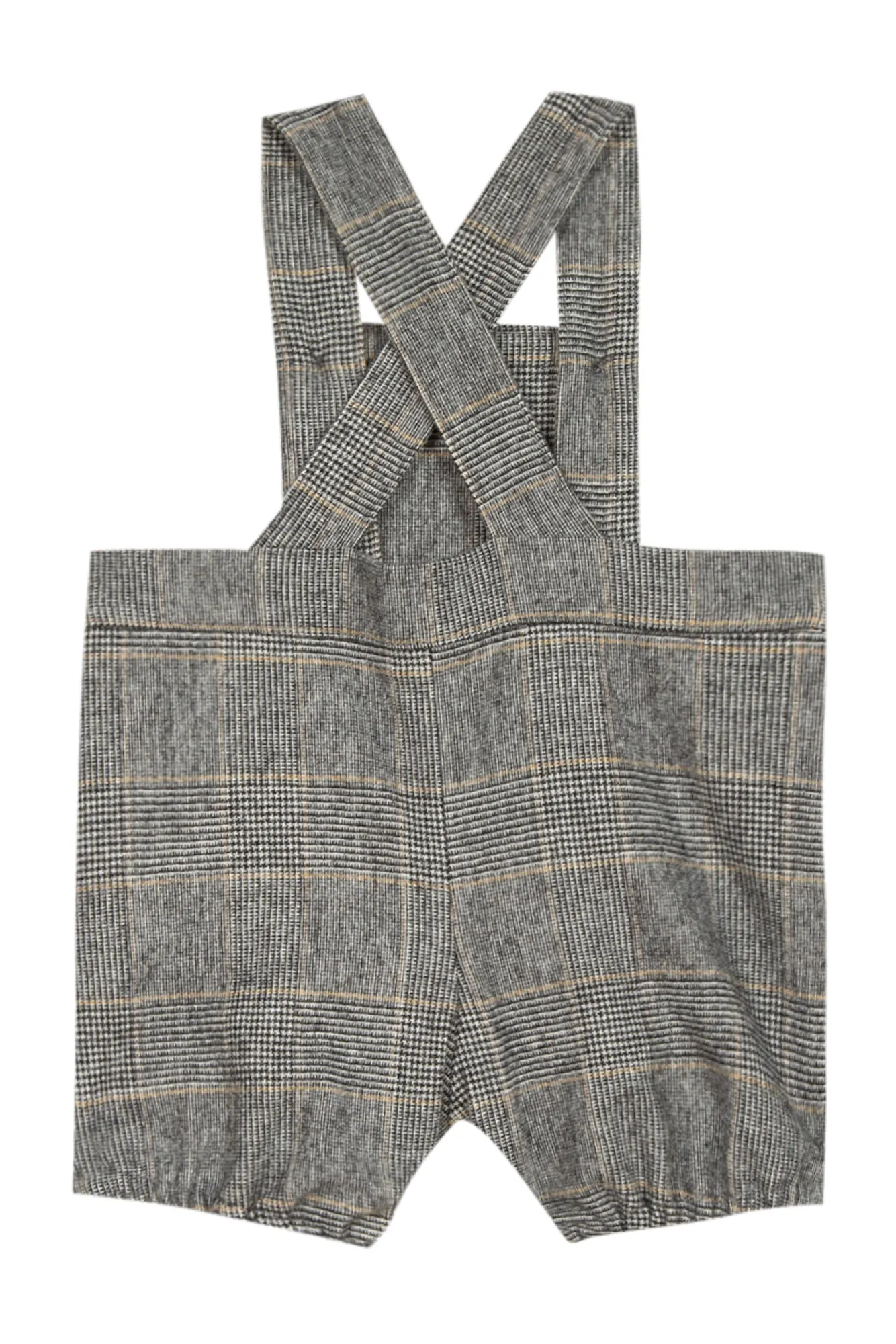 Baby Destination Grey Plaid Overalls