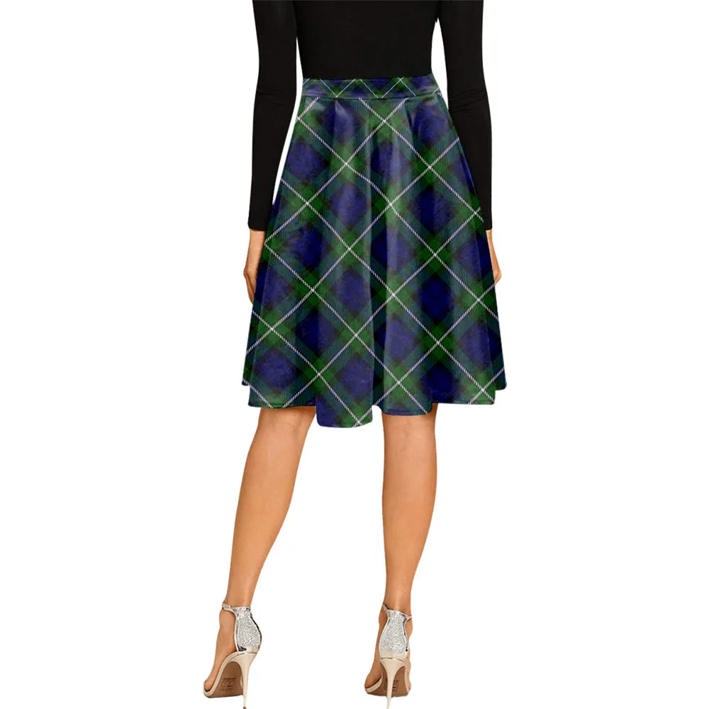 Bannerman Tartan Melete Pleated Midi Skirt