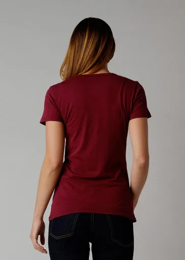 Brooklyn Denim Co. Organic Cotton Swoop Neck Tee