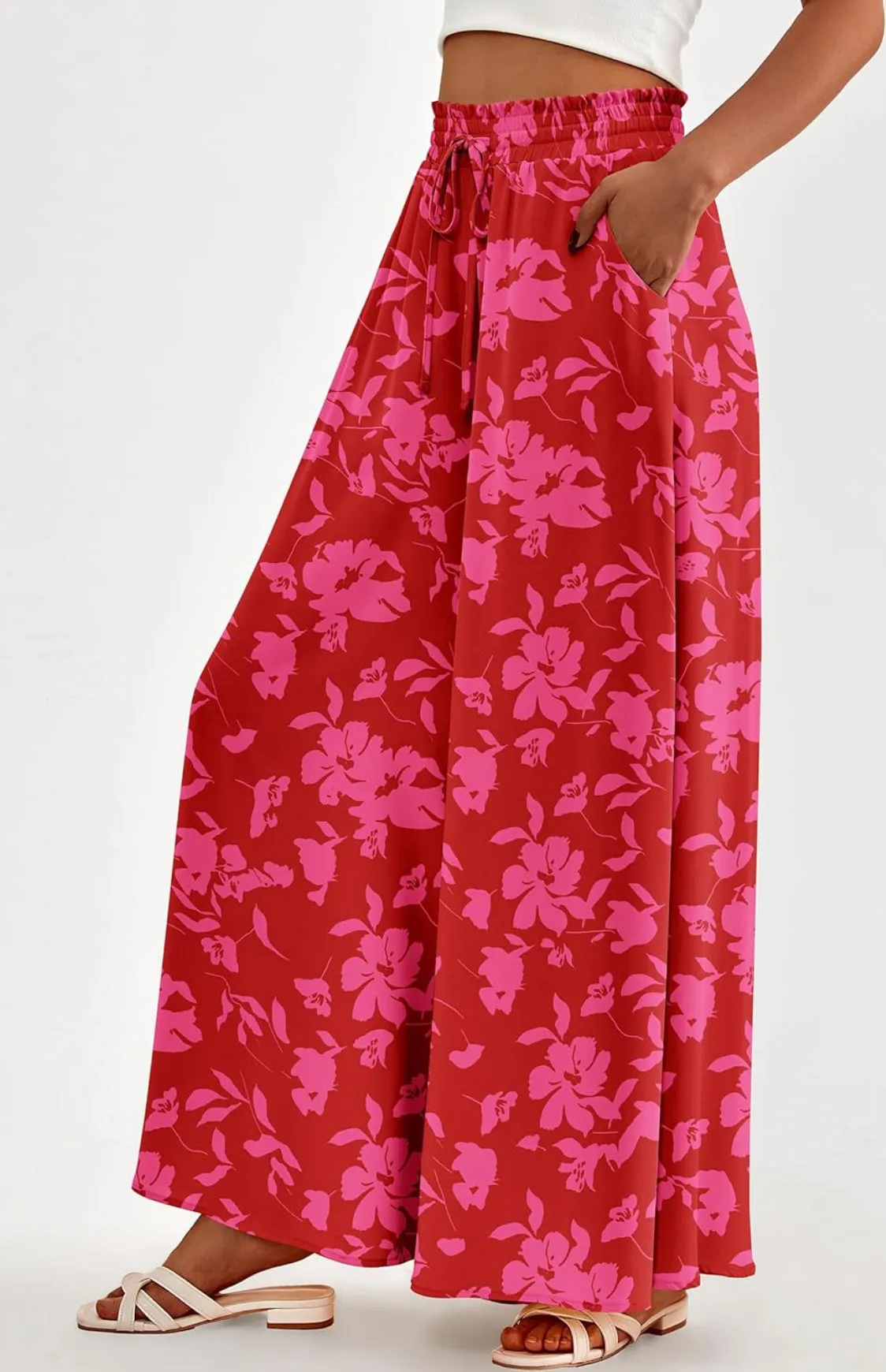 Calista Smocked Wide Leg Pants