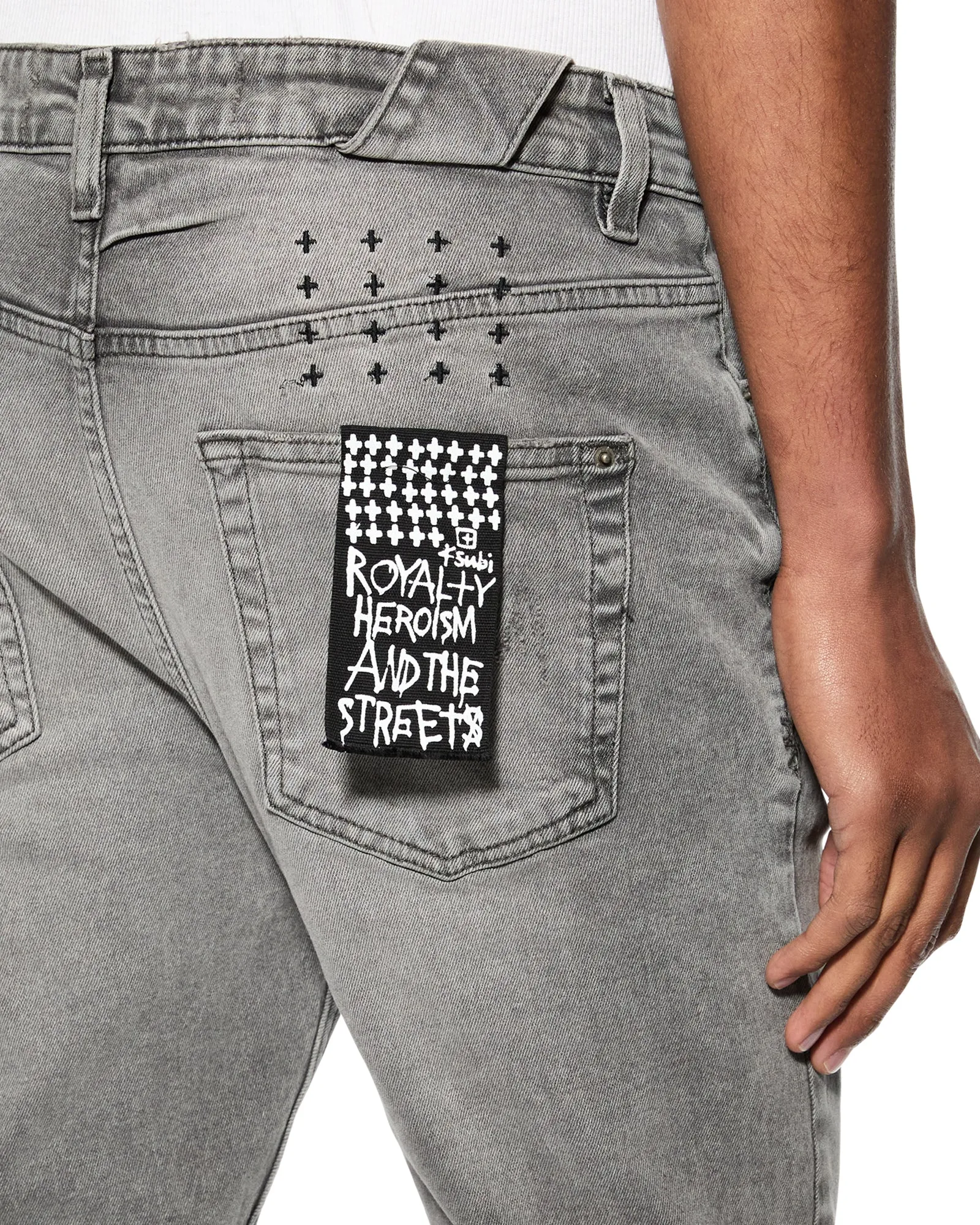 Chitch Prodigy Trashed Jeans (Grey) - K5000005539004