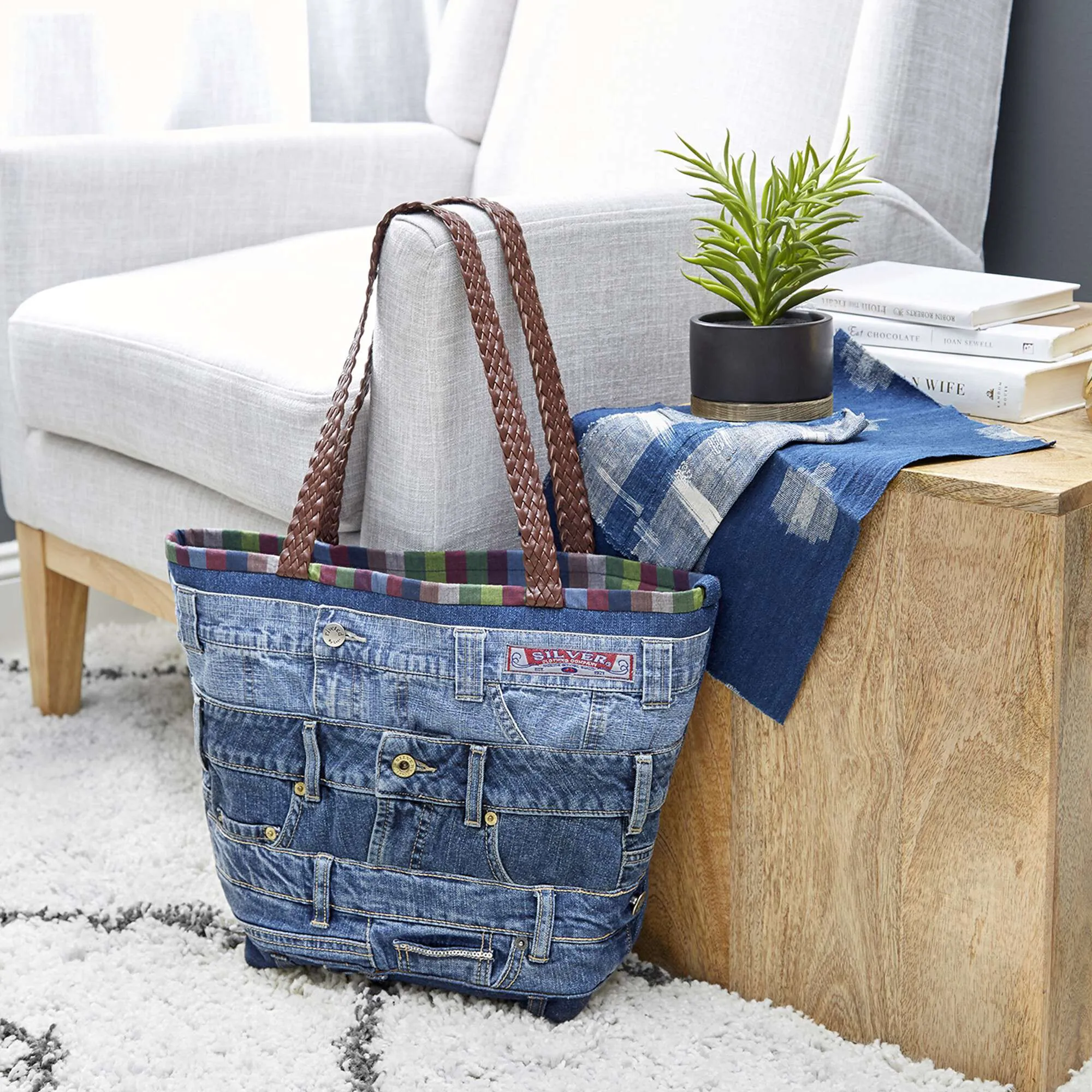 Coats & Clark Sewing Band Together Denim Tote