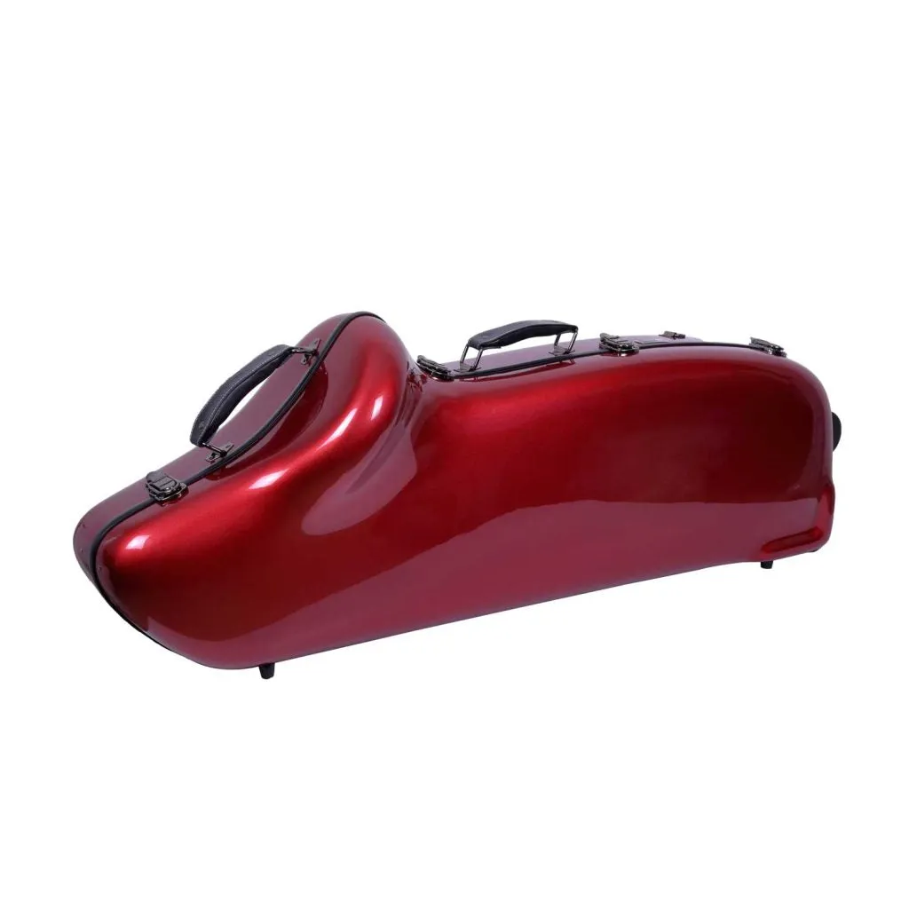 Crossrock CRF1020BS-RD Fiberglass Baritone Saxophone Case - Red