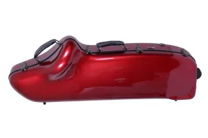 Crossrock CRF1020BS-RD Fiberglass Baritone Saxophone Case - Red