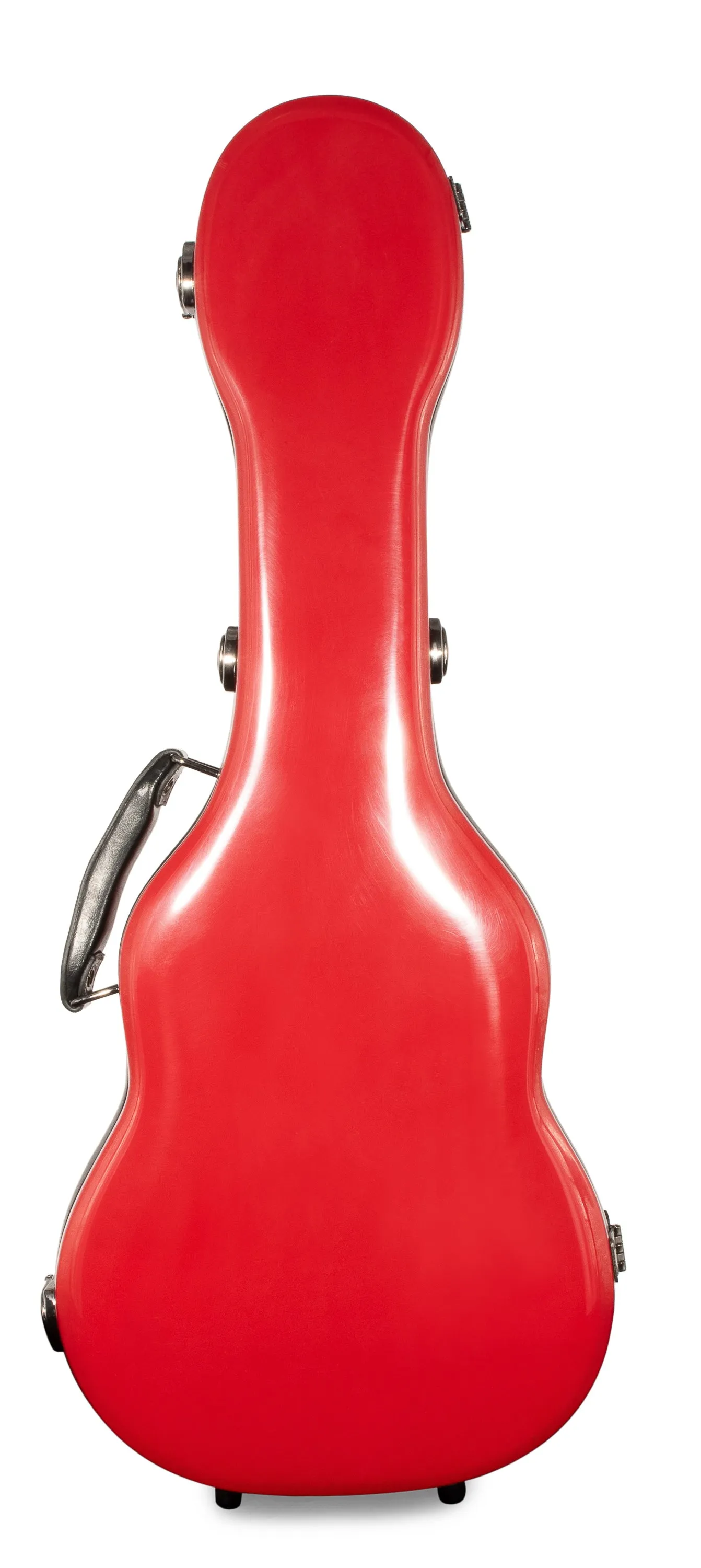 Crossrock Fiberglass RED Tenor Ukulele Case – Universal Case for Standard Tenor and Grand Tenor Model #CRF1020TURD