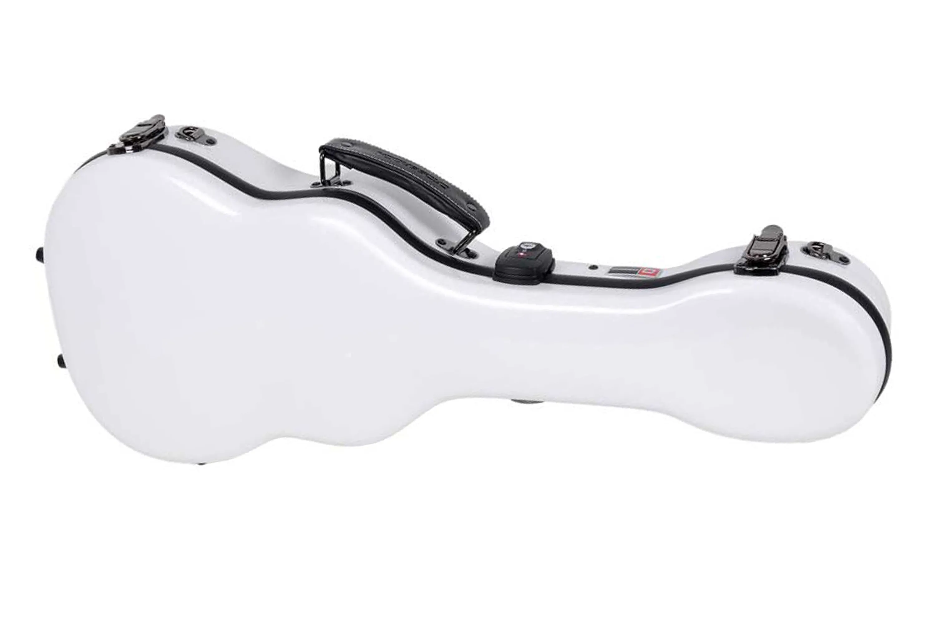 Crossrock Fiberglass WHITE Tenor Ukulele Case #CRF2020TUWT