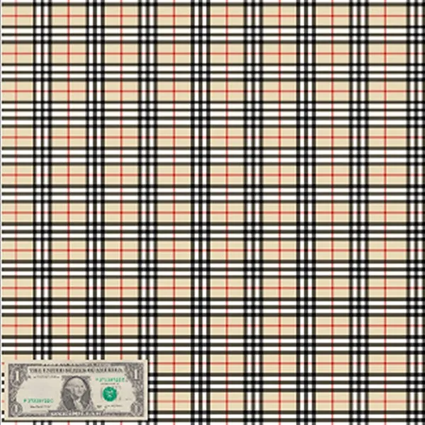 Custom Patterns Plaids 18" x 36" Turbo Print T-shirt Vinyl Sheet