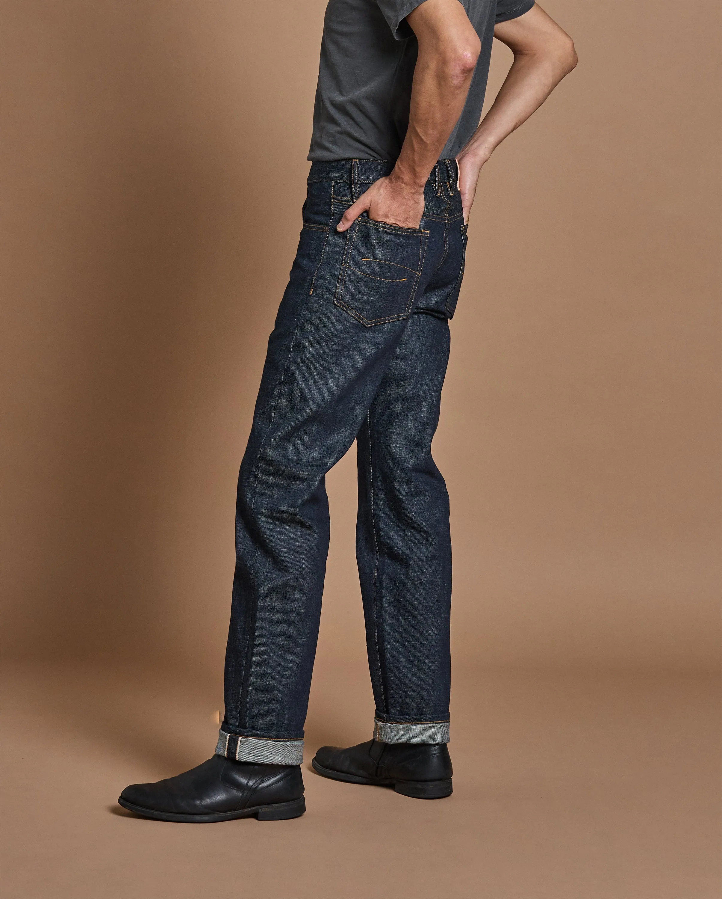 Denim - TPR fit - 15oz Kuroki Slub Indigo Selvedge - FINAL SALE