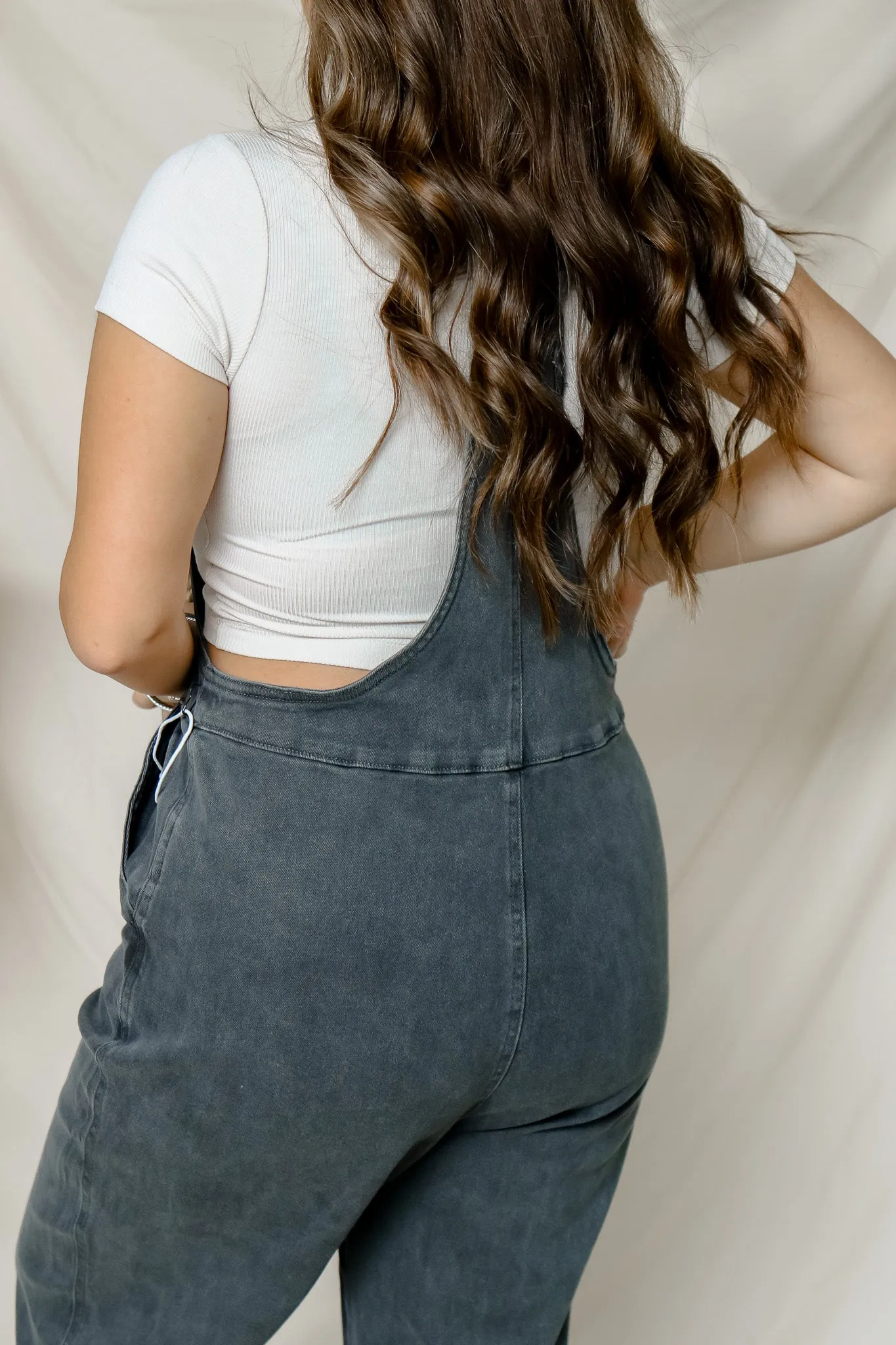 Downtown Stroll Overalls (ash black)