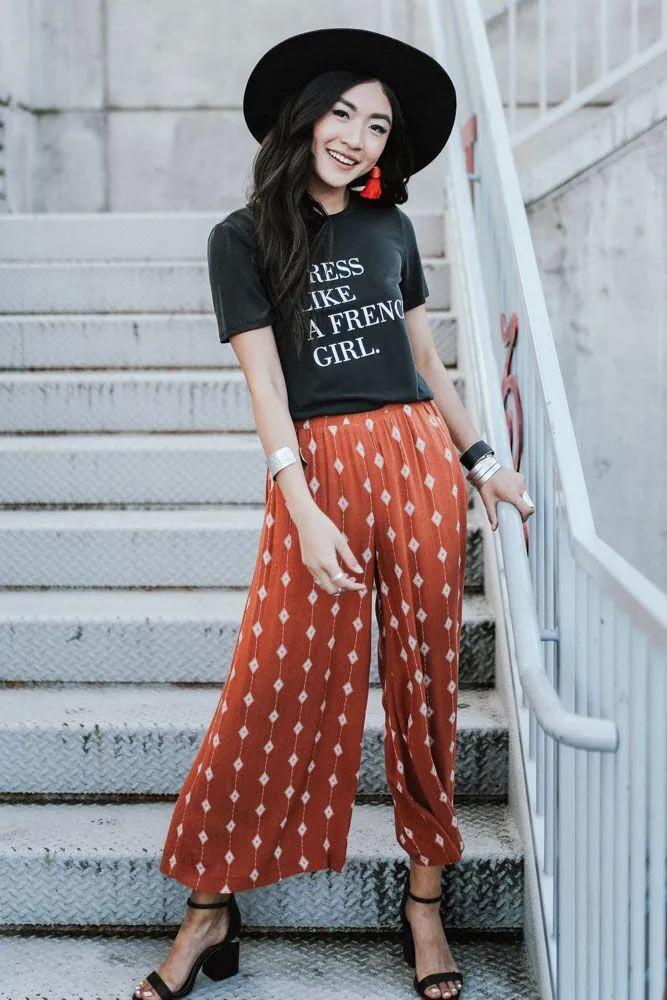 Far Away Places Wide Leg Pants