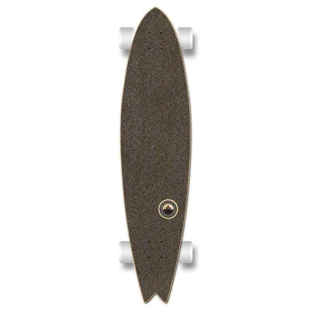 Fishtail Longboard 40 inch Crest from Punked - Complete