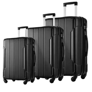 Hardshell Luggage Sets 3 Pcs Spinner Suitcase with TSA Lock Lightweight 20''24''28''