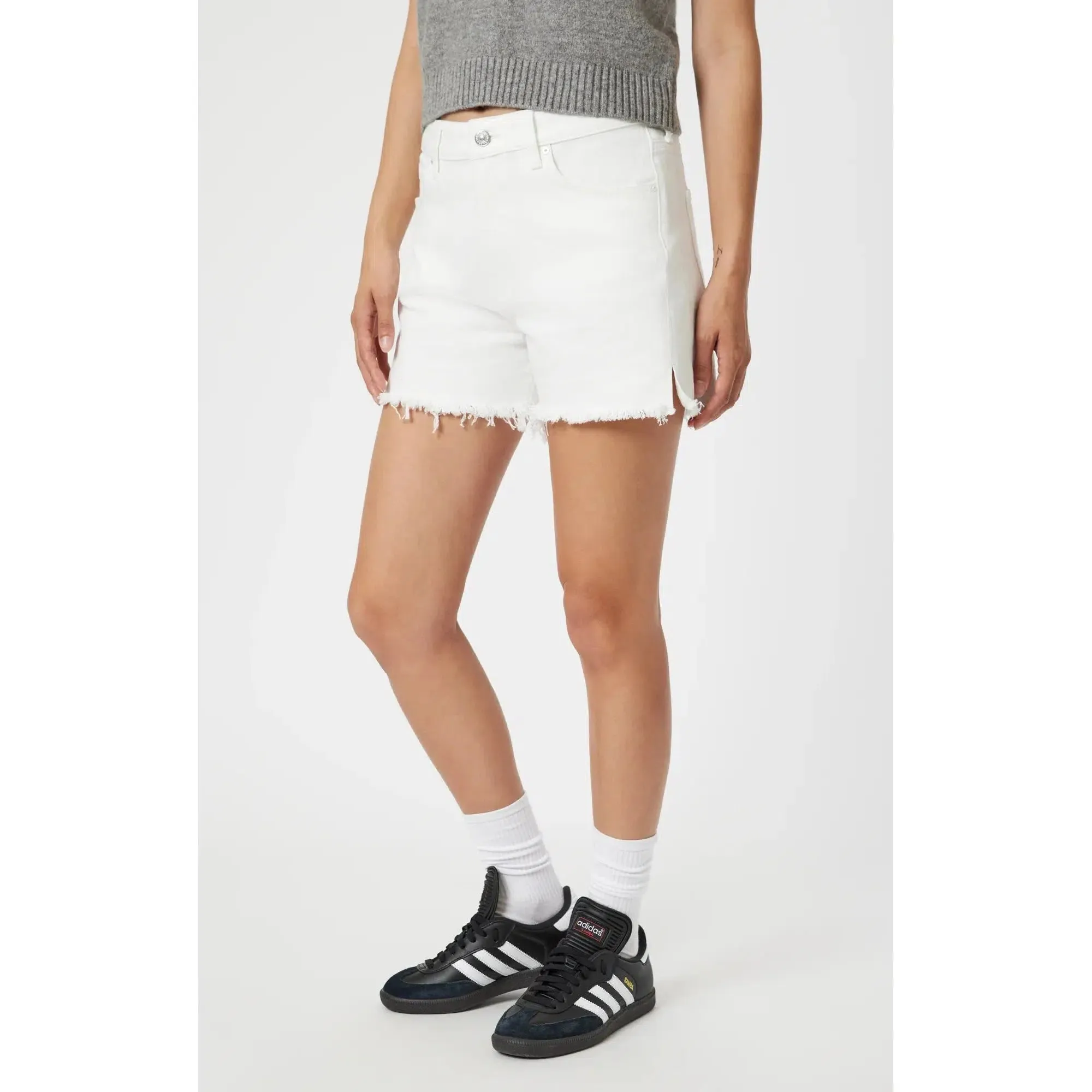 HEIDI OFF WHITE DENIM SHORT