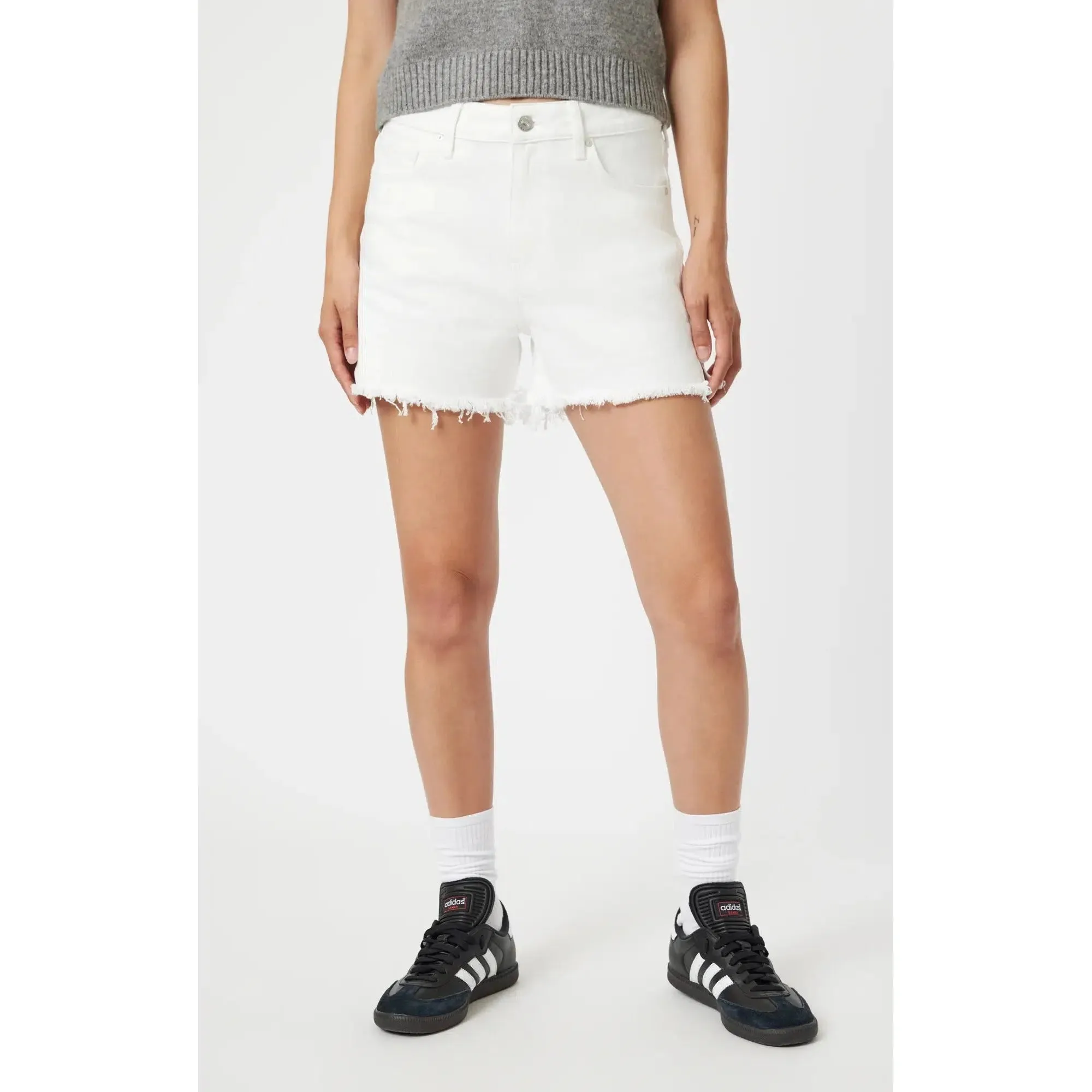 HEIDI OFF WHITE DENIM SHORT