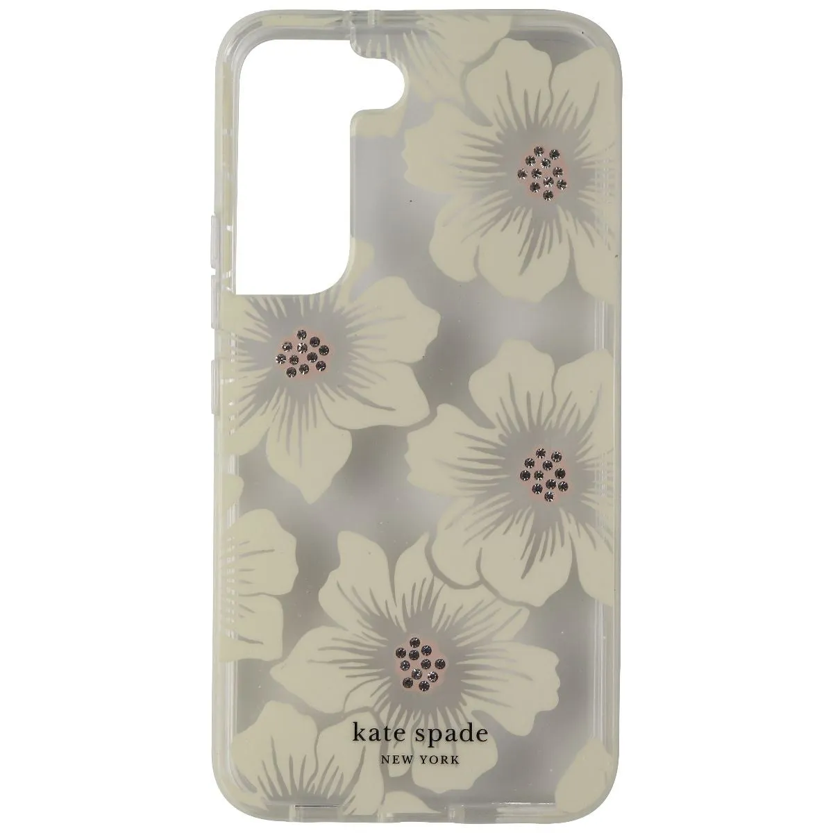 Kate Spade Defensive Hardshell Case for Galaxy S22 - Hollyhock Floral