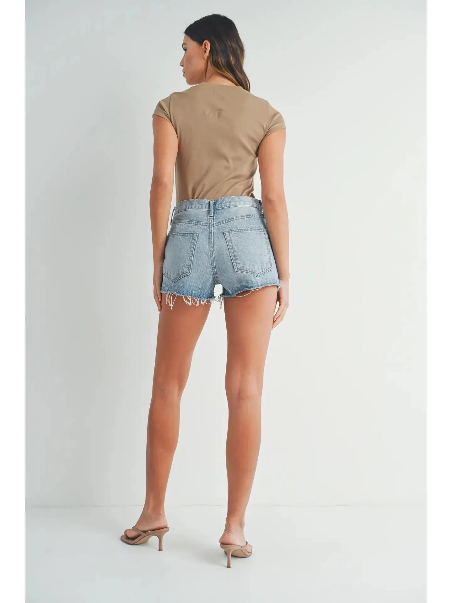 Kera Relaxed Denim Shorts