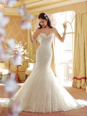 Last Dress In Store; Size: 12, Color: Warm Ivory | Sophia Tolli - Talisa - Y11406