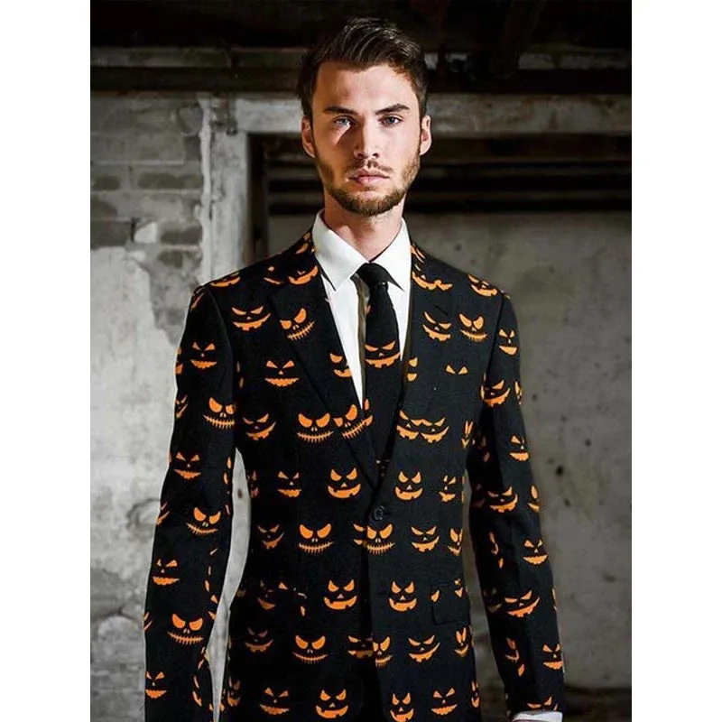 Men's Halloween Black Tuxedo