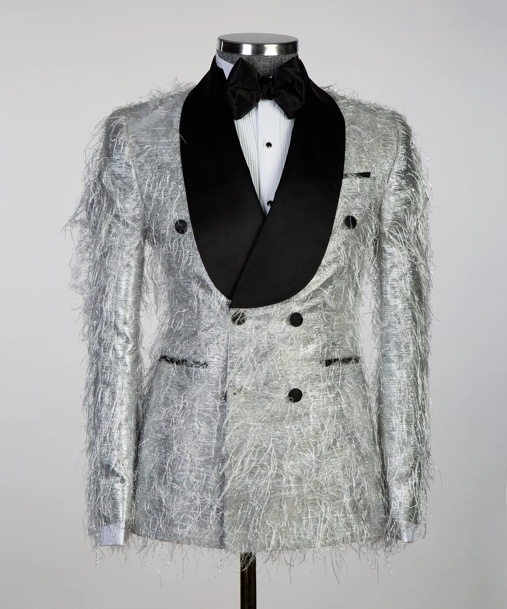 Men’s Silver Shining Tuxedo