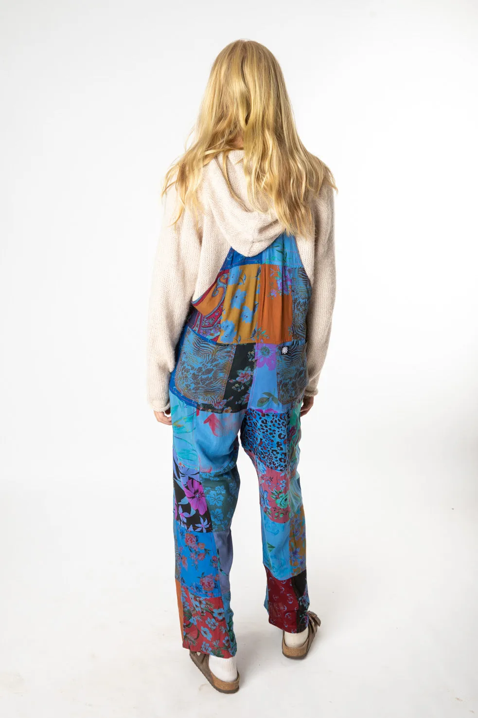 Mexicali Patchwork Unisex Hippy Overalls Overstock