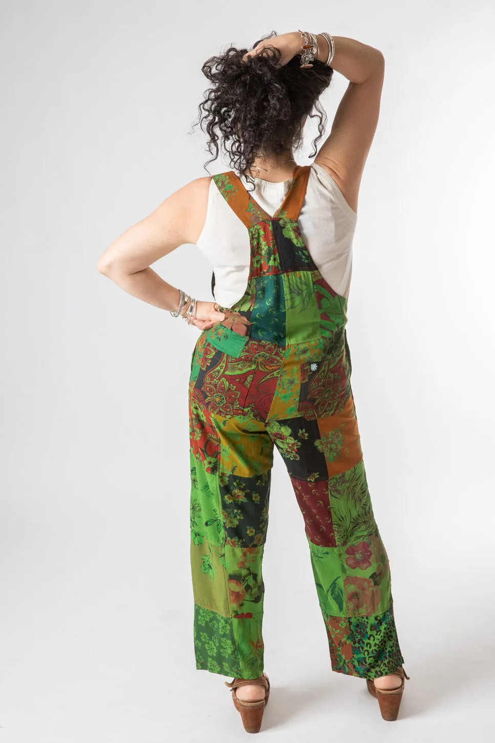 Mexicali Patchwork Unisex Hippy Overalls Overstock