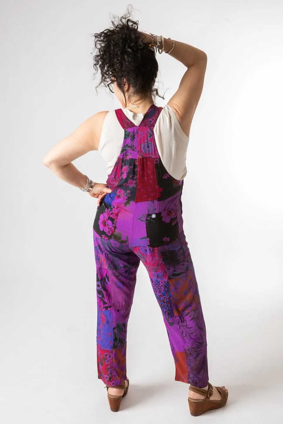 Mexicali Patchwork Unisex Hippy Overalls Overstock