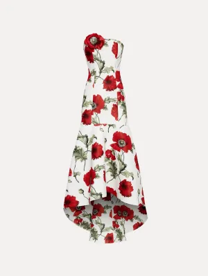 Poppy Faille Trumpet Gown