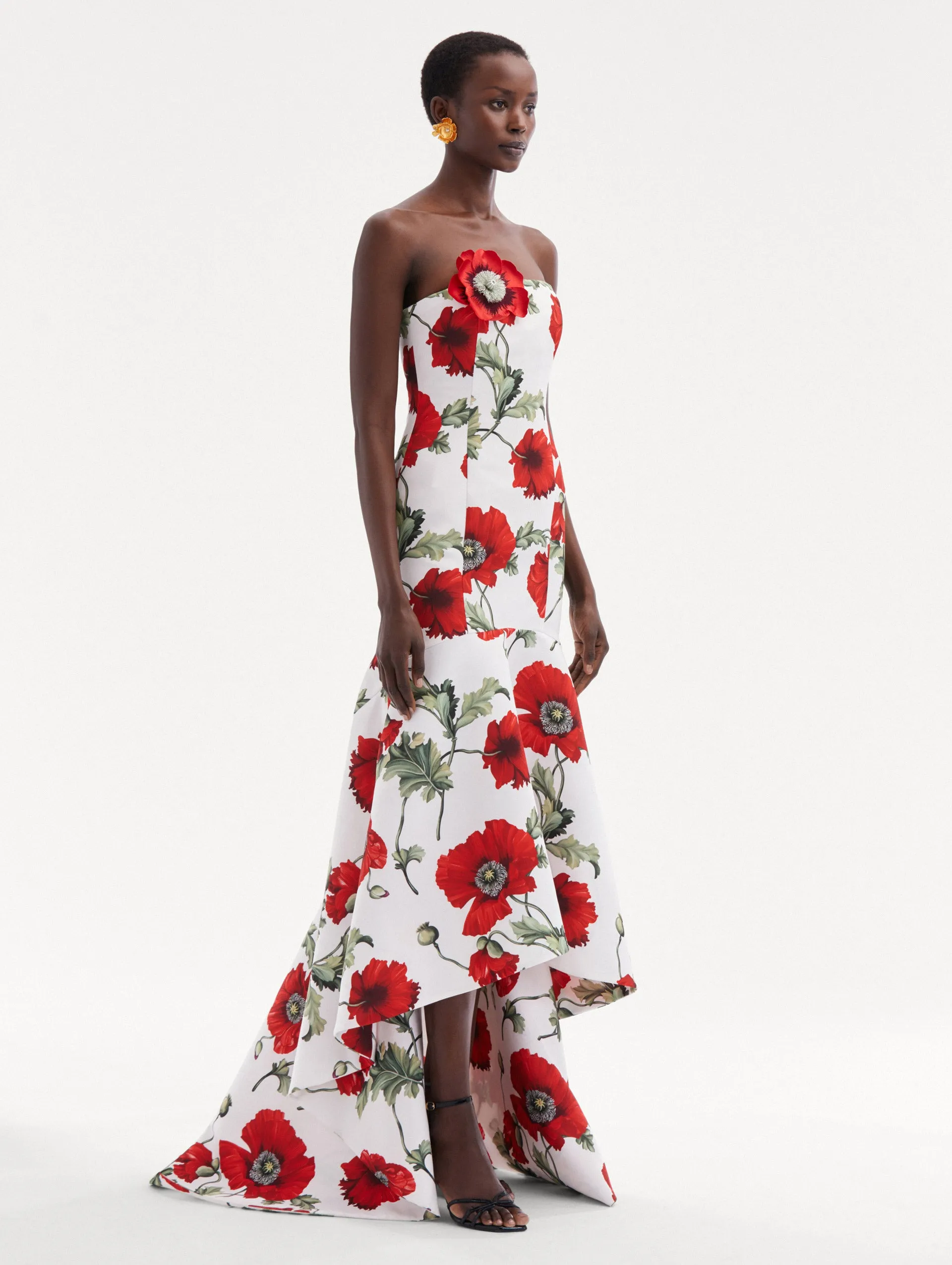 Poppy Faille Trumpet Gown