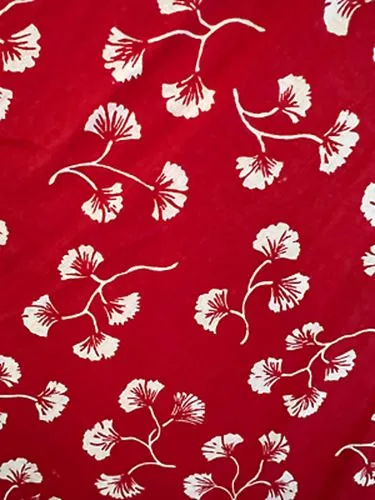 Ralph Lauren Red & White Cotton Floral Skirt  Size S Approx UK 10/12 US 6/8 EU 38/40