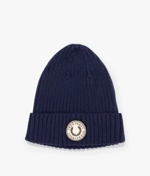 Ribbed Logo Sportswear Beanie