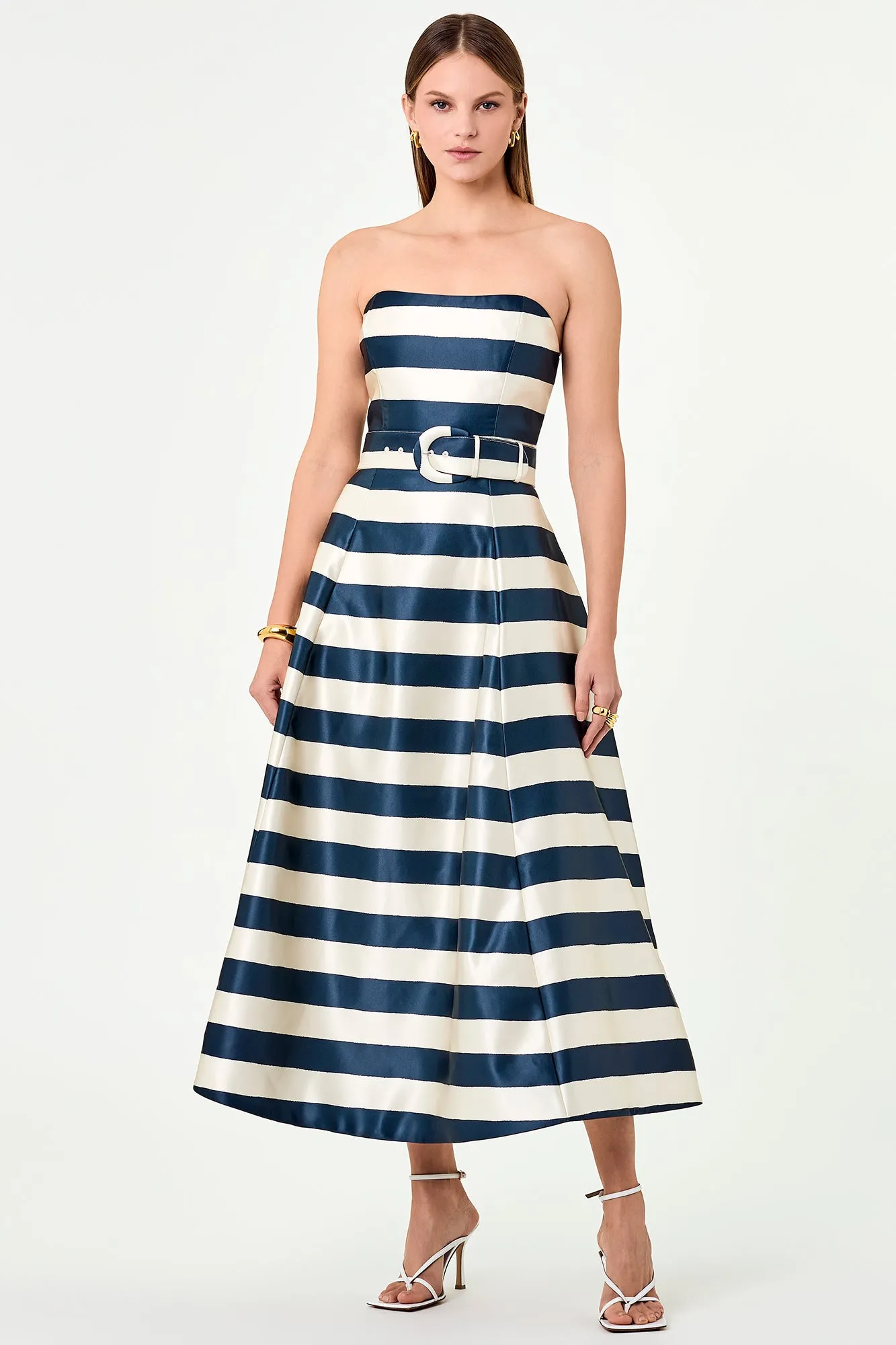 Sia Dress - Sia Stripe Print