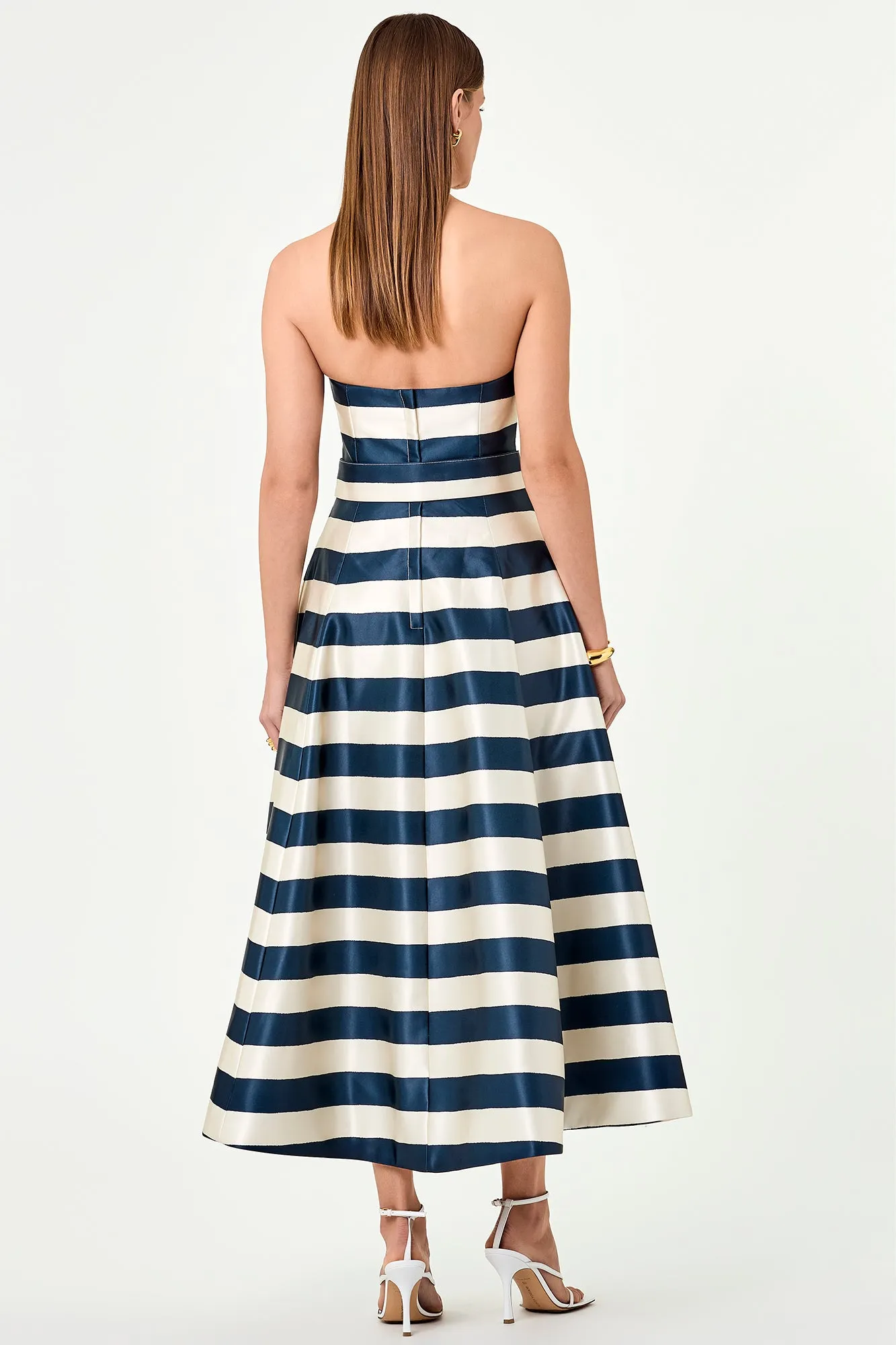 Sia Dress - Sia Stripe Print