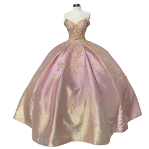 Sparkly Pink Sweetheart Quinceañera Sweet 16 Dresses Princess Ball Gown