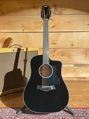 Taylor 250ce-BLK Plus 12-String, Spruce/Maple