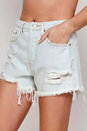 Vienna High Rise Denim Short