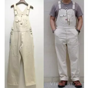 Vintage High Back Overalls - 13oz Denim Jumpsuit