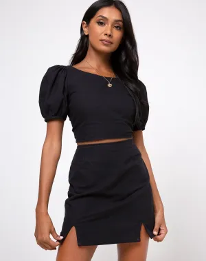 Yonna Crop Top in Black