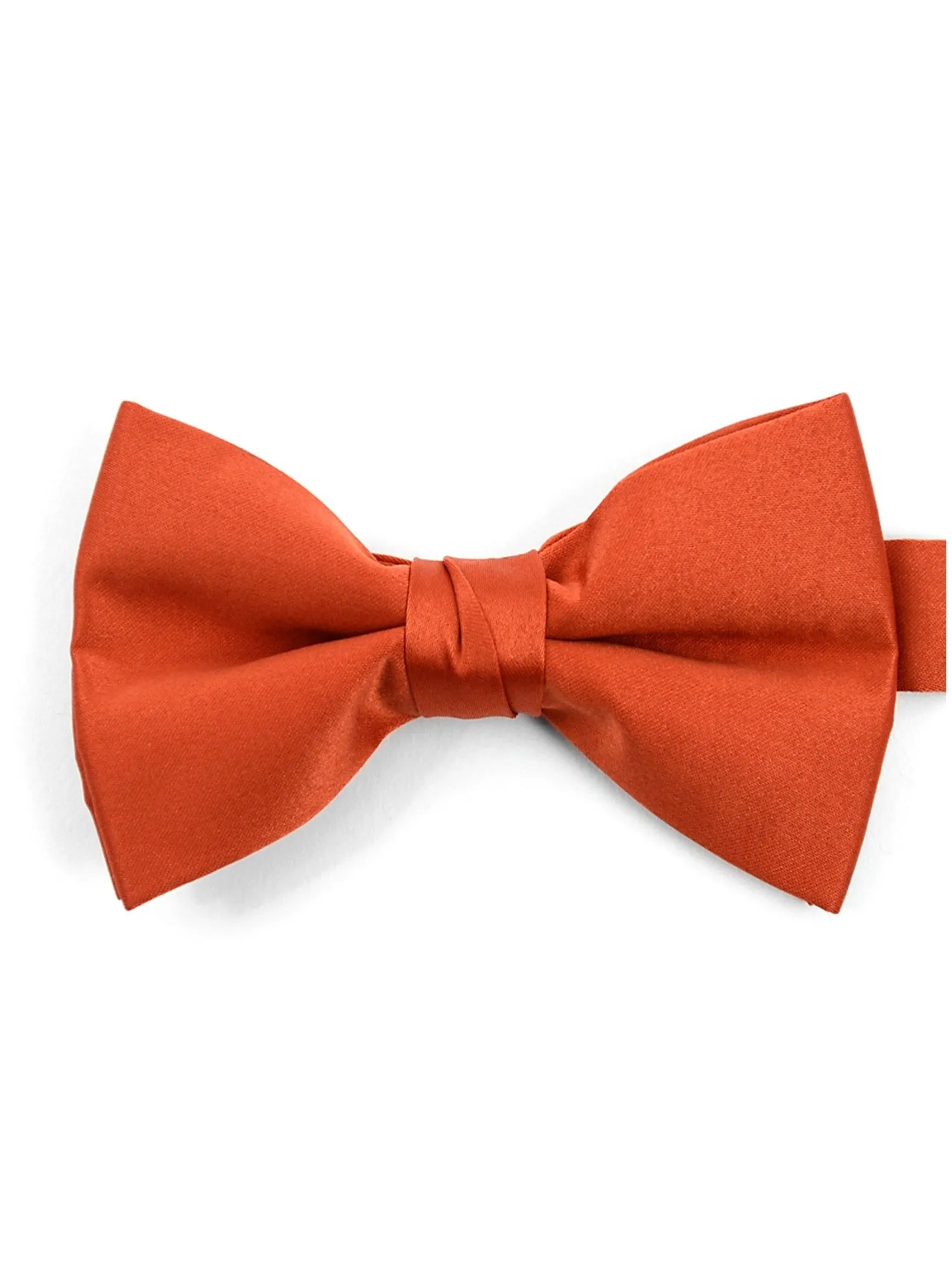 Young Boy's Pre-tied Adjustable Length Bow Tie - Formal Tuxedo Solid Color