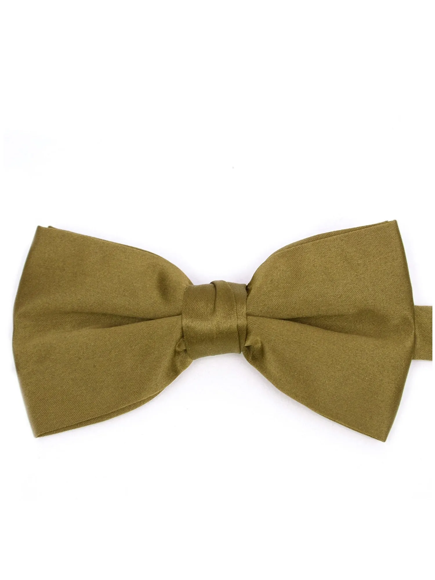 Young Boy's Pre-tied Adjustable Length Bow Tie - Formal Tuxedo Solid Color