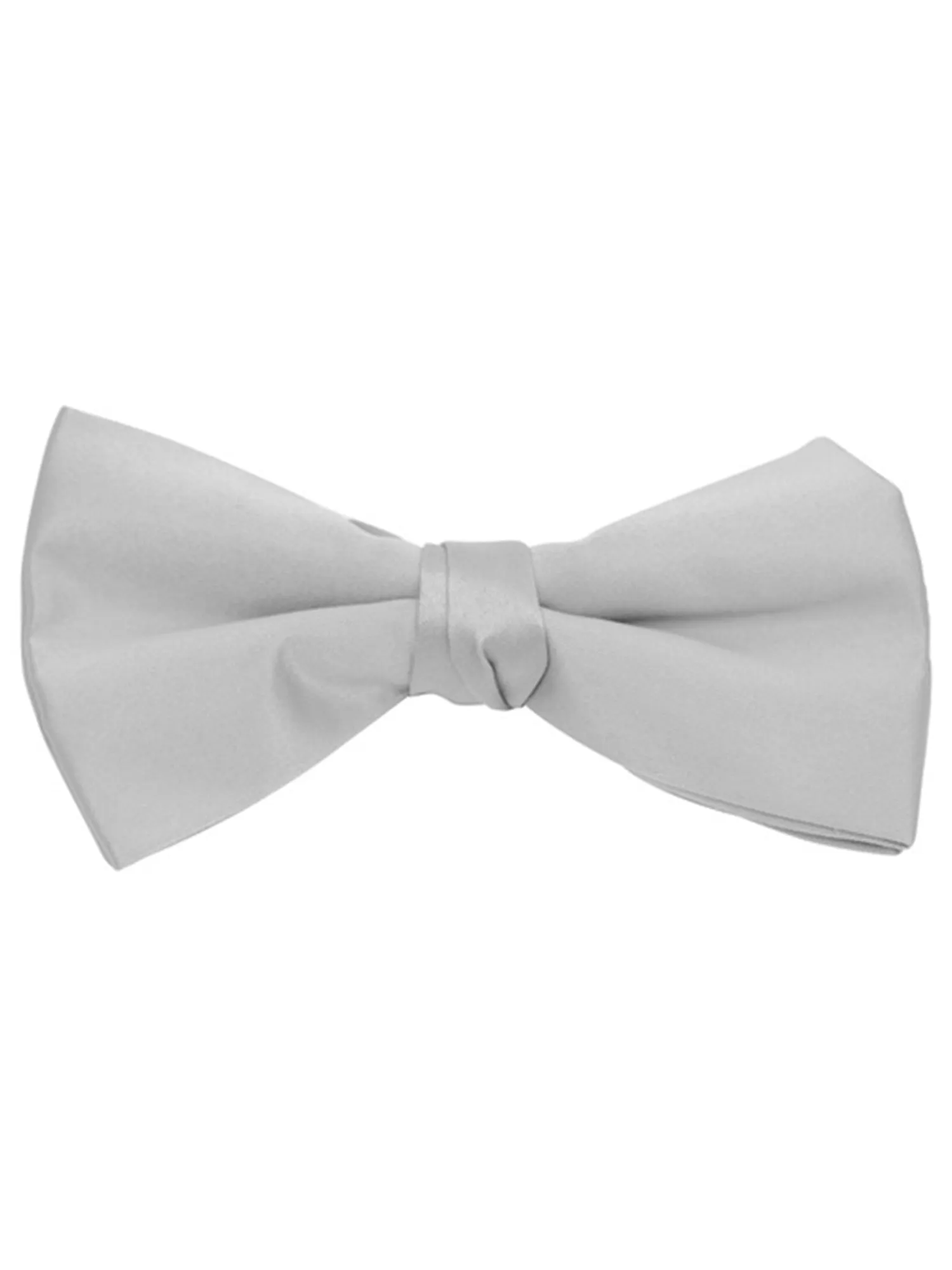 Young Boy's Pre-tied Adjustable Length Bow Tie - Formal Tuxedo Solid Color