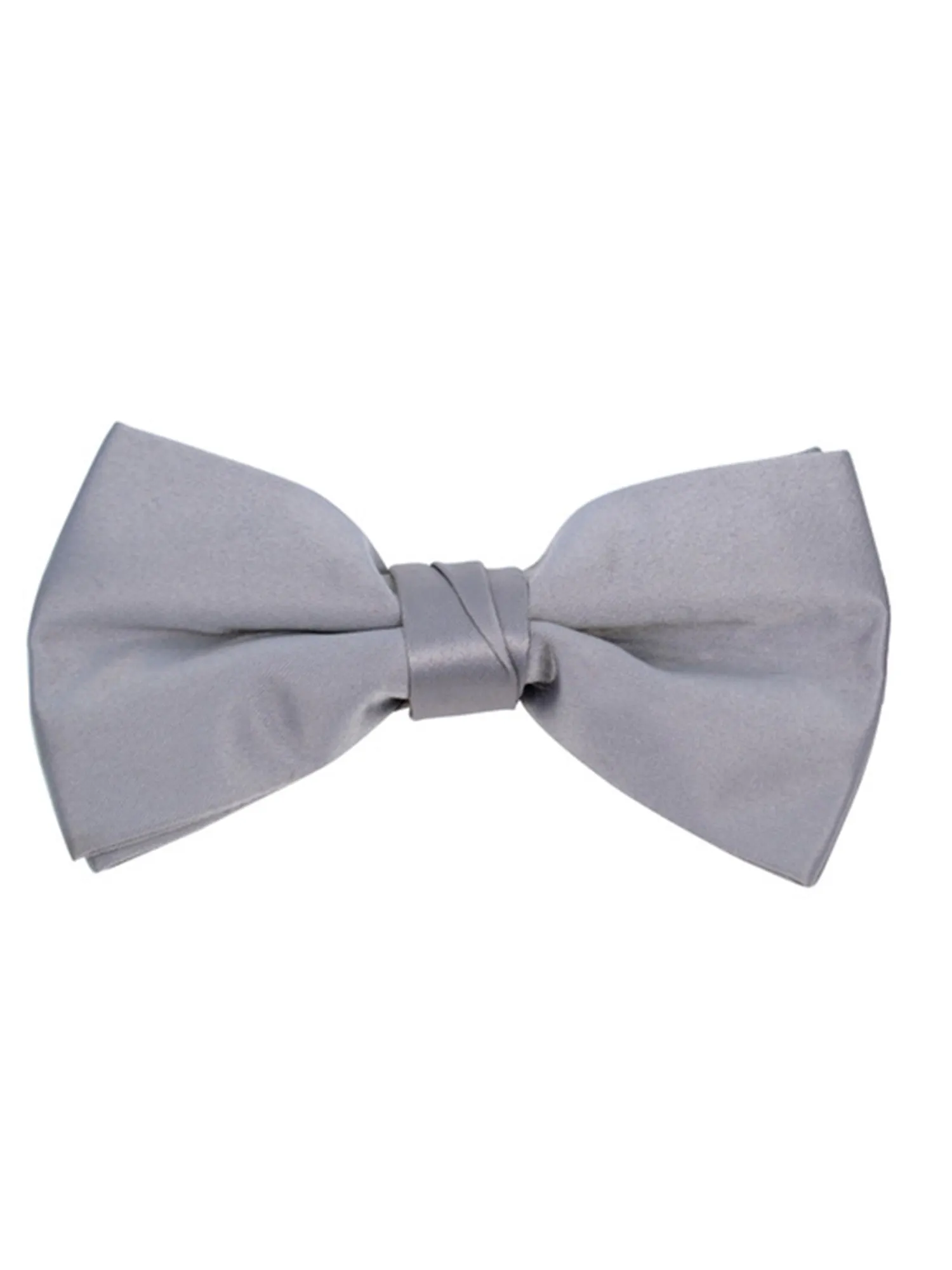 Young Boy's Pre-tied Adjustable Length Bow Tie - Formal Tuxedo Solid Color