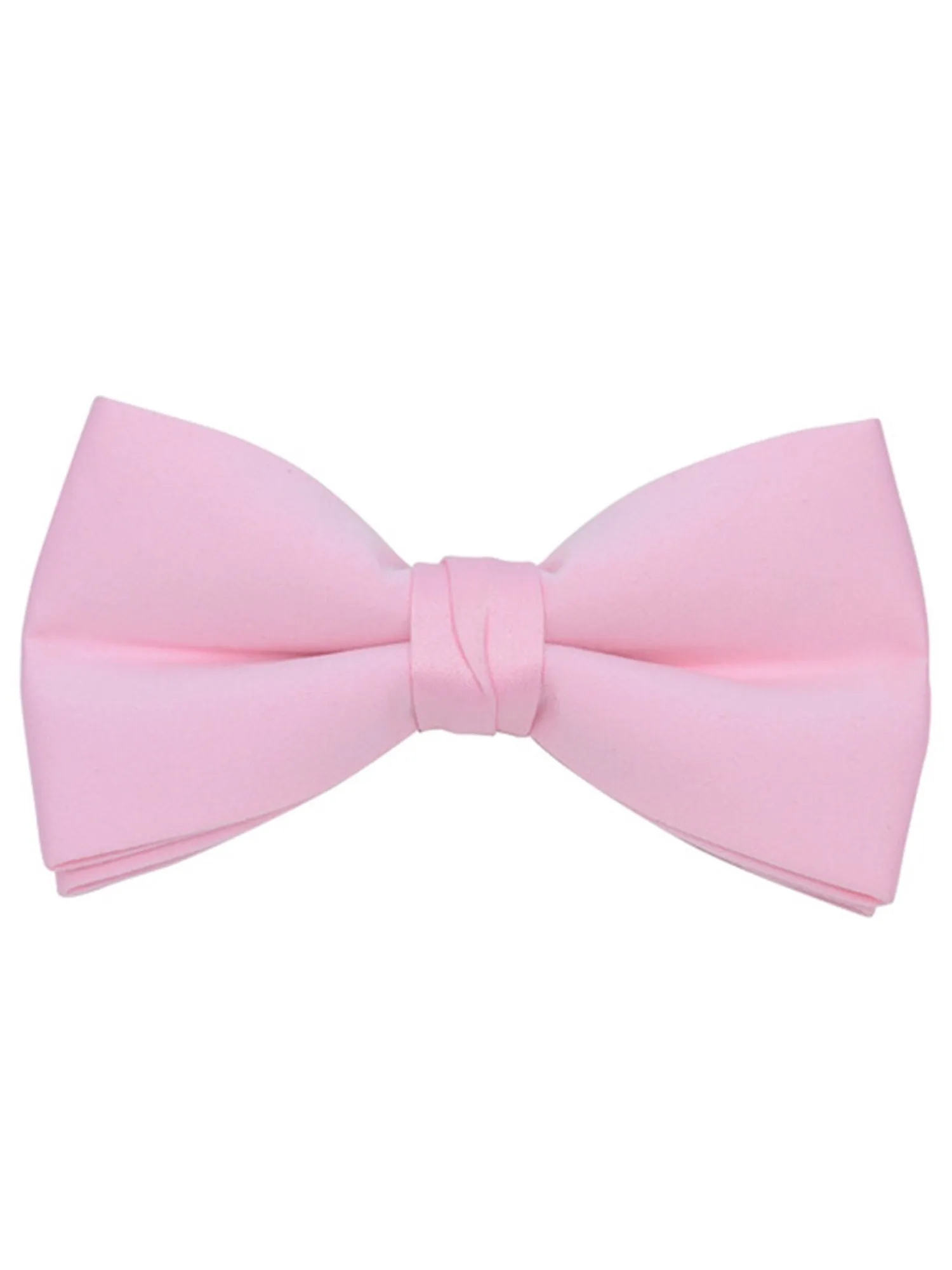 Young Boy's Pre-tied Adjustable Length Bow Tie - Formal Tuxedo Solid Color