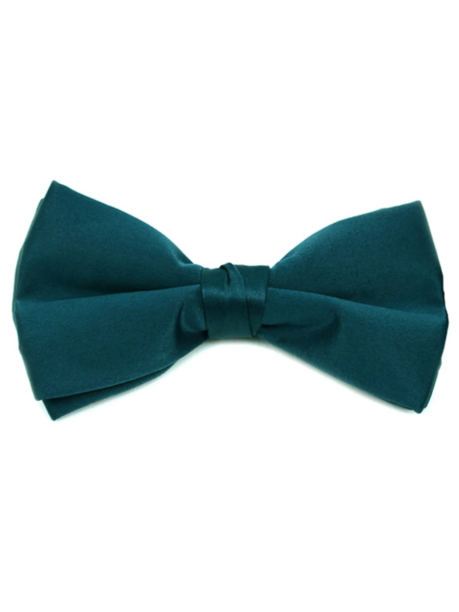 Young Boy's Pre-tied Clip On Bow Tie - Formal Tuxedo Solid Color