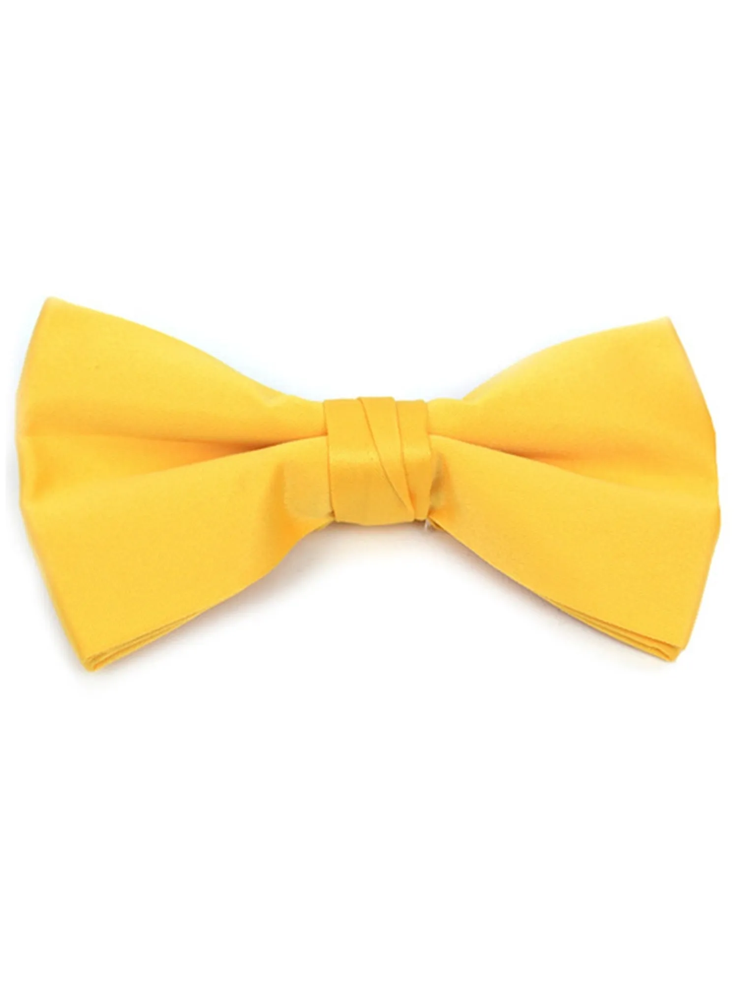 Young Boy's Pre-tied Clip On Bow Tie - Formal Tuxedo Solid Color