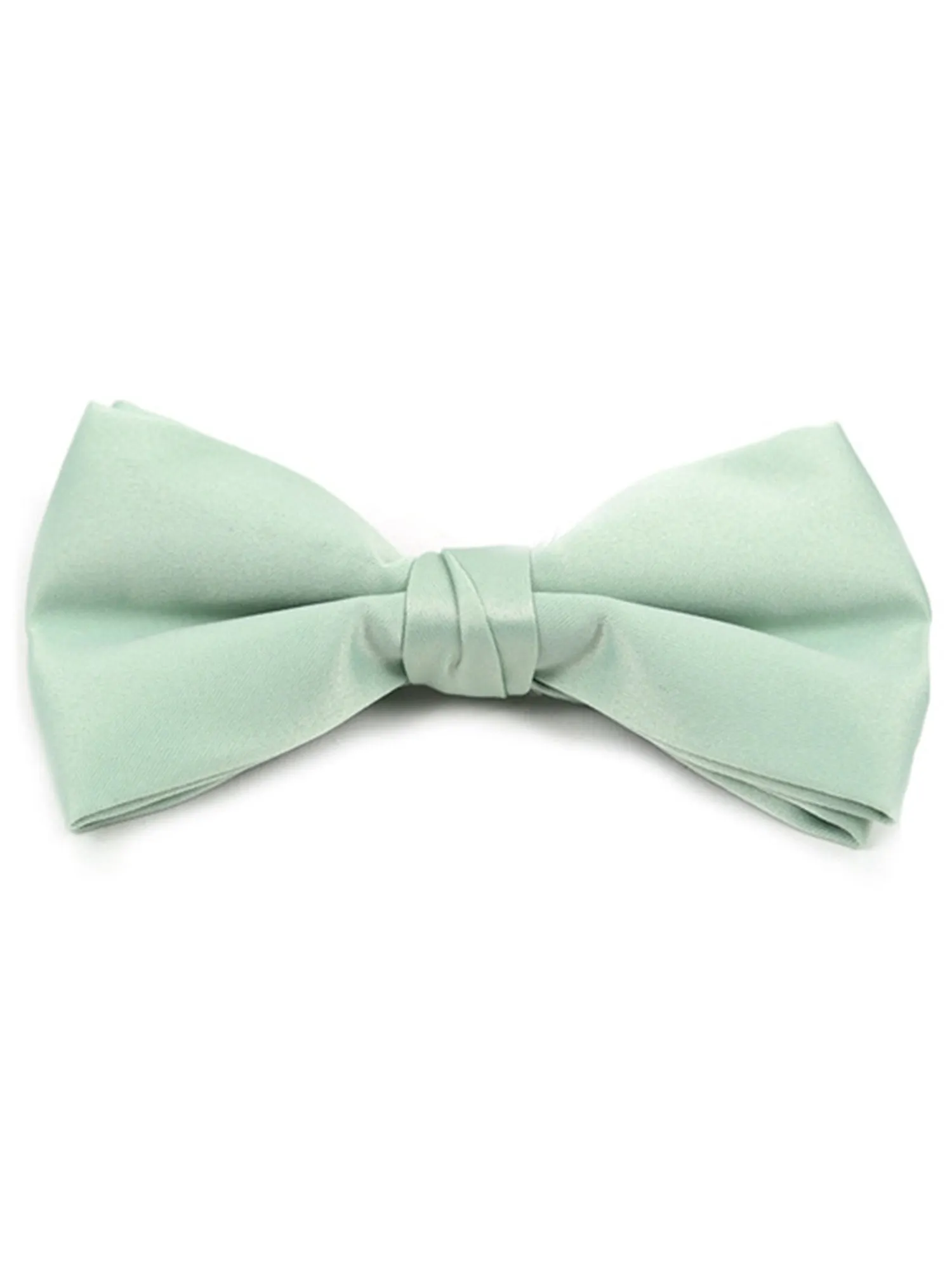 Young Boy's Pre-tied Clip On Bow Tie - Formal Tuxedo Solid Color